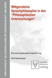 Cover von Wittgensteins Sprachphilosophie in den 'Philosophischen Untersuchungen'