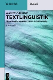 Cover von Textlinguistik