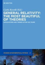 Cover von General Relativity: The most beautiful of theories