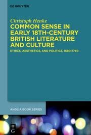 Cover von Common Sense in Early 18th-Century British Literature and Culture