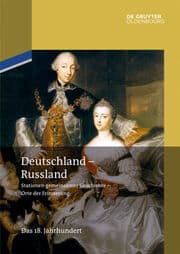 Cover von Deutschland - Russland: Das 18.Jahrhundert