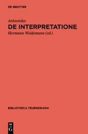Cover von De interpretatione