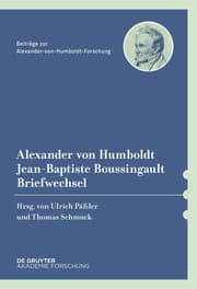 Cover von Alexander von Humboldt / Jean-Baptiste Boussingault, Briefwechsel
