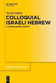 Cover von Colloquial Israeli Hebrew
