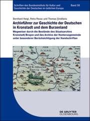 Cover von Archivführer zur Geschichte der Deutschen in Kronstadt und dem Burzenland