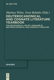 Cover von The Metaphorical Use of Language in Deuterocanonical and Cognate Literature