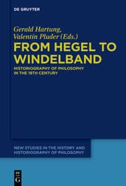 Cover von From Hegel to Windelband