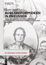 Cover von Adelsreformideen in Preußen