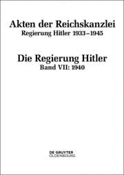 Cover von Die Regierung Hitler VII: 1940