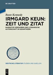 Cover von Irmgard Keun - Zeit und Zitat
