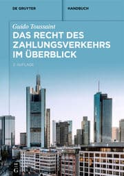 Cover von Das Recht des Zahlungsverkehrs im Überblick