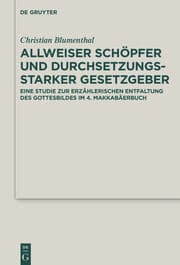 Cover von Allweiser Schöpfer und durchsetzungsstarker Gesetzgeber