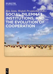 Cover von Social dilemmas, institutions, and the evolution of cooperation