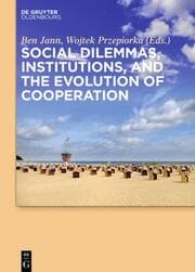 Cover von Social dilemmas, institutions, and the evolution of cooperation
