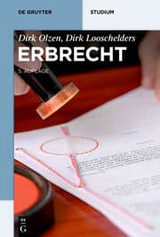 Cover von Erbrecht