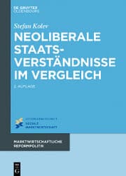 Cover von Neoliberale Staatsverständnisse im Vergleich