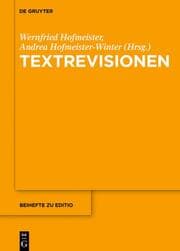 Cover von Textrevisionen