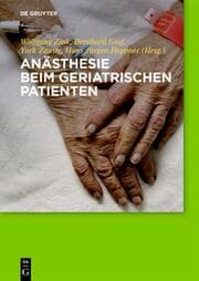 Cover von Anästhesie beim geriatrischen Patienten
