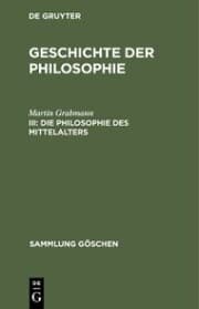 Cover von Die Philosophie des Mittelalters