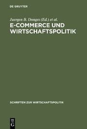 Cover von E-Commerce und Wirtschaftspolitik