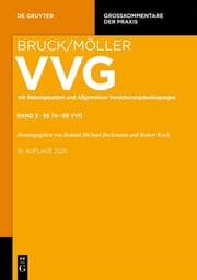 Cover von §§ 74-99 VVG