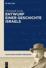 Cover von Entwurf einer Geschichte Israels