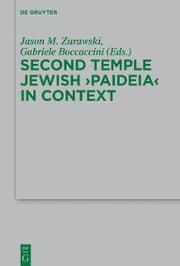 Cover von Second Temple Jewish 'Paideia' in Context