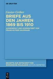 Cover von Briefe aus den Jahren 1869 bis 1910