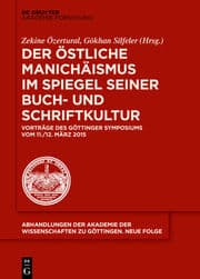 Cover von Der östliche Manichäismus im Spiegel seiner Buch- und Schriftkultur
