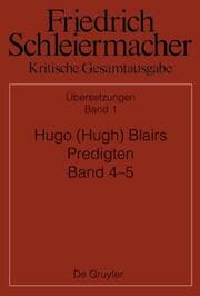 Cover von Hugo (Hugh) Blairs Predigten