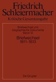 Cover von Briefwechsel 1811-1813