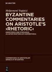 Cover von Byzantine Commentaries on Aristotle's >Rhetoric<