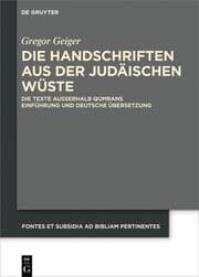 Cover von Die Handschriften aus der Judäischen Wüste