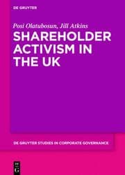 Cover von Shareholder Activism in the UK