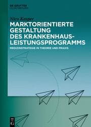 Cover von Marktorientierte Gestaltung des Krankenhausleistungsprogramms