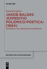 Cover von Jakob Baldes Expeditio Polemico-Poetica (1664)