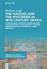 Cover von The Masons and the Mysteries in 18th Century Drama