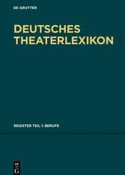 Cover von Deutsches Theater-Lexikon Berufe