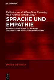 Cover von Sprache und Empathie