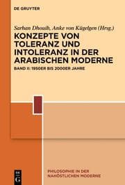 Cover von Konzepte von Toleranz und Intoleranz in der arabischen Moderne