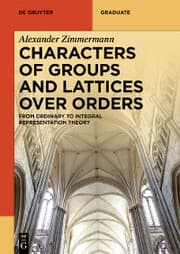 Cover von Characters of Groups and Lattices over Orders