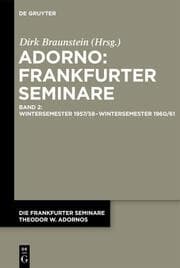 Cover von Wintersemester 1957/58 - Wintersemester 1960/61