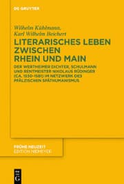 Cover von Literarisches Leben zwischen Rhein und Main