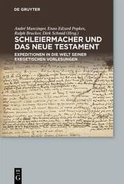 Cover von Schleiermacher und das Neue Testament