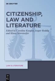 Cover von Citizenship, Law and Literature