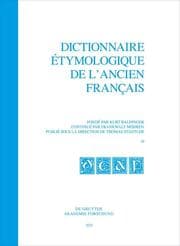 Cover von Dictionnaire étymologique de lancien français (DEAF). Buchstabe D/E. Fasc. 1-2