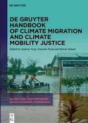 Cover von De Gruyter Handbook of Climate Migration and Climate Mobility Justice