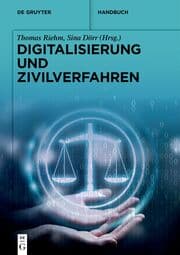 Cover von Digitalisierung und Zivilverfahren
