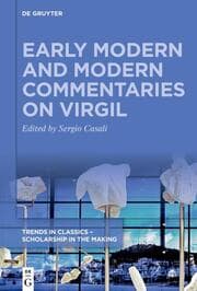 Cover von Early Modern and Modern Commentaries on Virgil