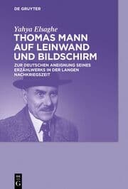 Cover von Thomas Mann auf Leinwand und Bildschirm